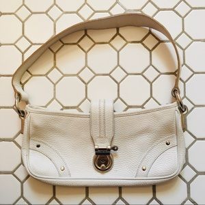 Authentic Vintage White Leather Burberry Purse